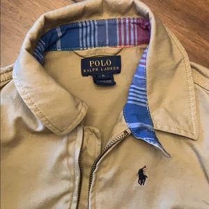Ralph Lauren Polo tan khakis jacket size 6